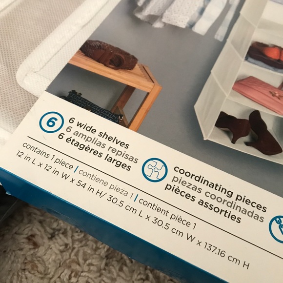 Honey Can Do 6 Shelf Hanging Organizer - Picture 3 of 3